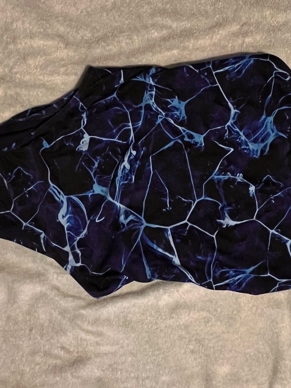 TYR Black and Blue Marble One-Piece Swimsuit